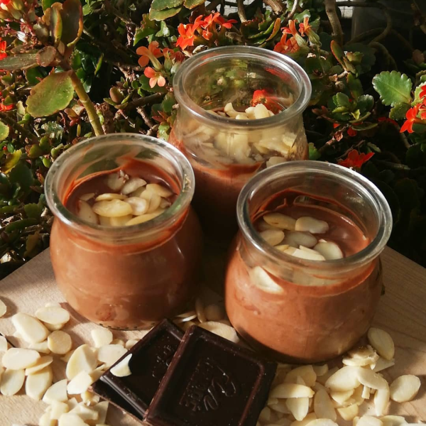 Mousse de chocolate saludable